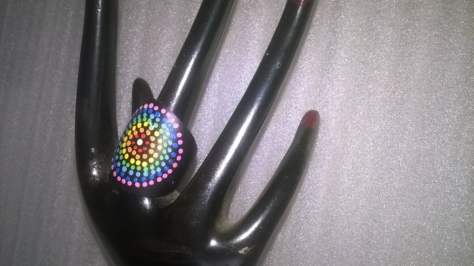 Bagues: ring modeschmuck aus holz,,,matte – Neuf (Voir description) à Basel par bijoutrie_4 2
