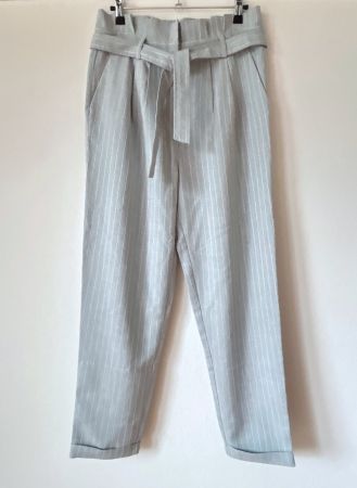 Sommerhose, Paper Bag Hose, Gr. 36, NEU, Kiomi, grau