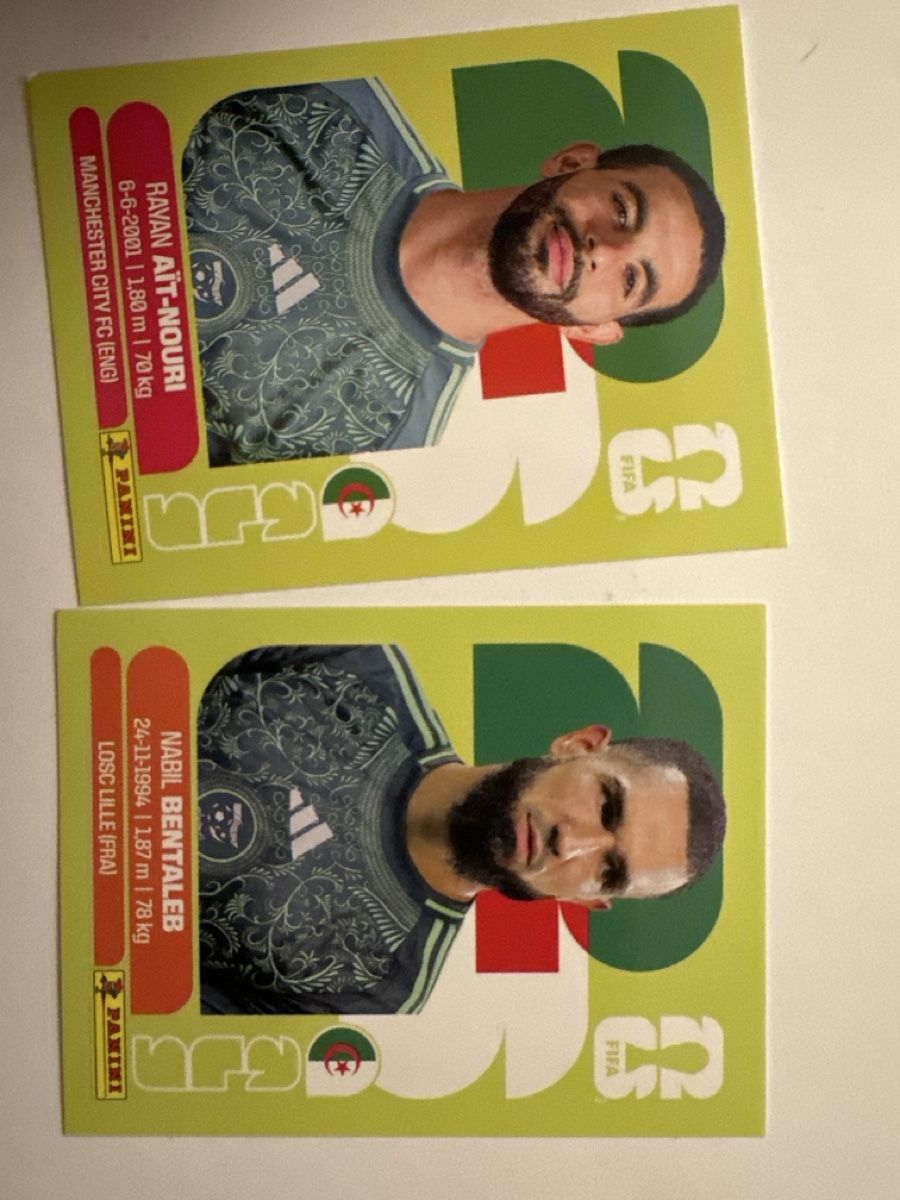 Panini Carte collezionabili: FIFA WC 2026 Sticker Alg5 Nabil Bentaleb Neu – Usato da Basel venduto da Sergen96