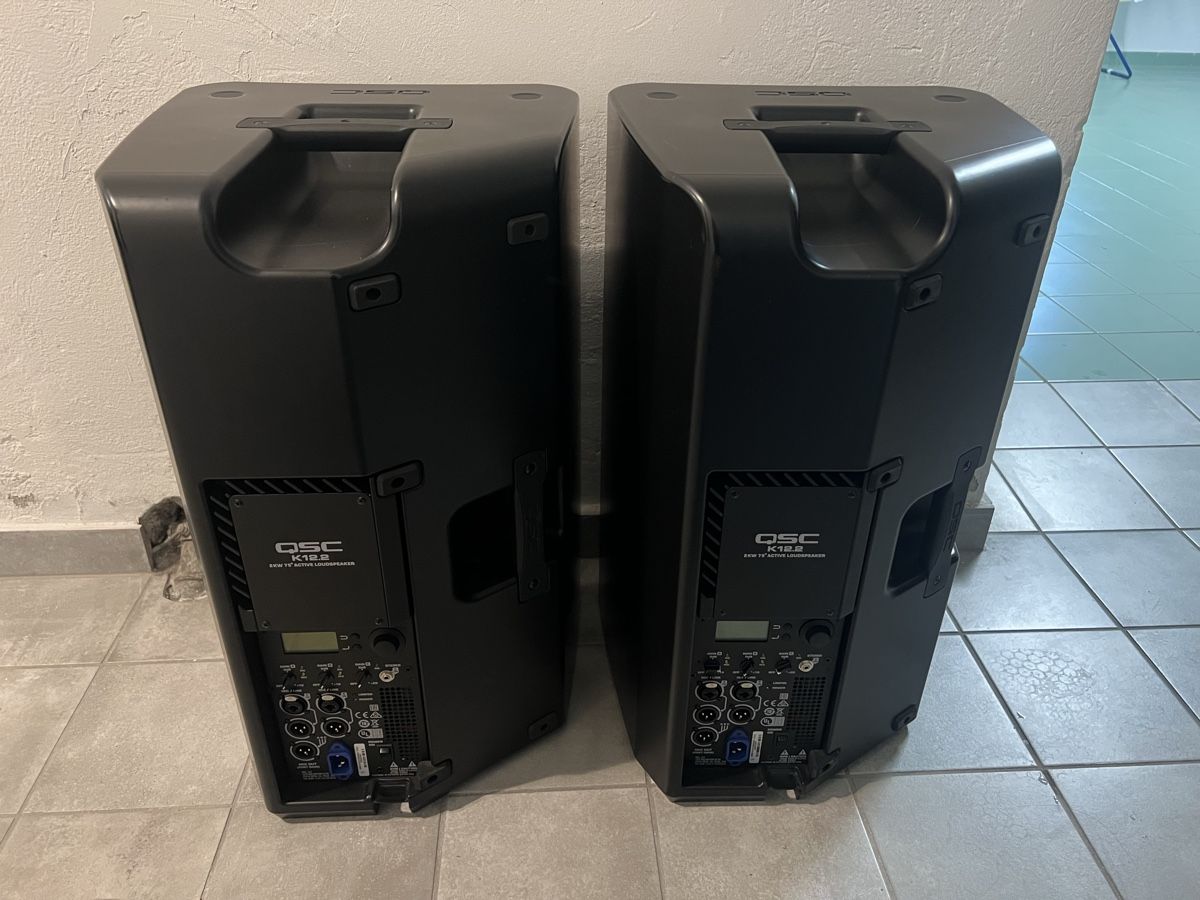 Qsc Casse acustiche: 2x QSC K12.2 12'' Active PA Speakers – Usato da Giubiasco venduto da telecaster0041 1