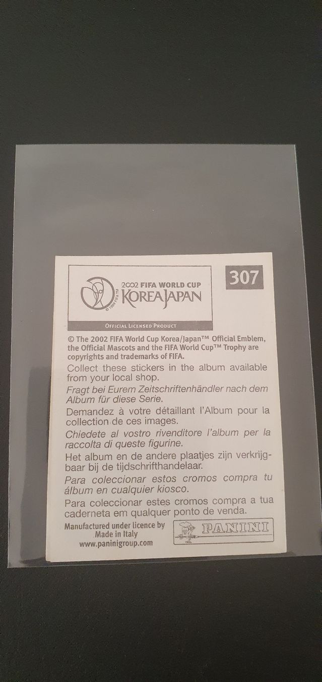 Panini Sammelbilder & Trading cards: Luís Figo WM FIFA 2002 – Neu (gemäss Beschreibung) aus Baden von Vinci2008 1