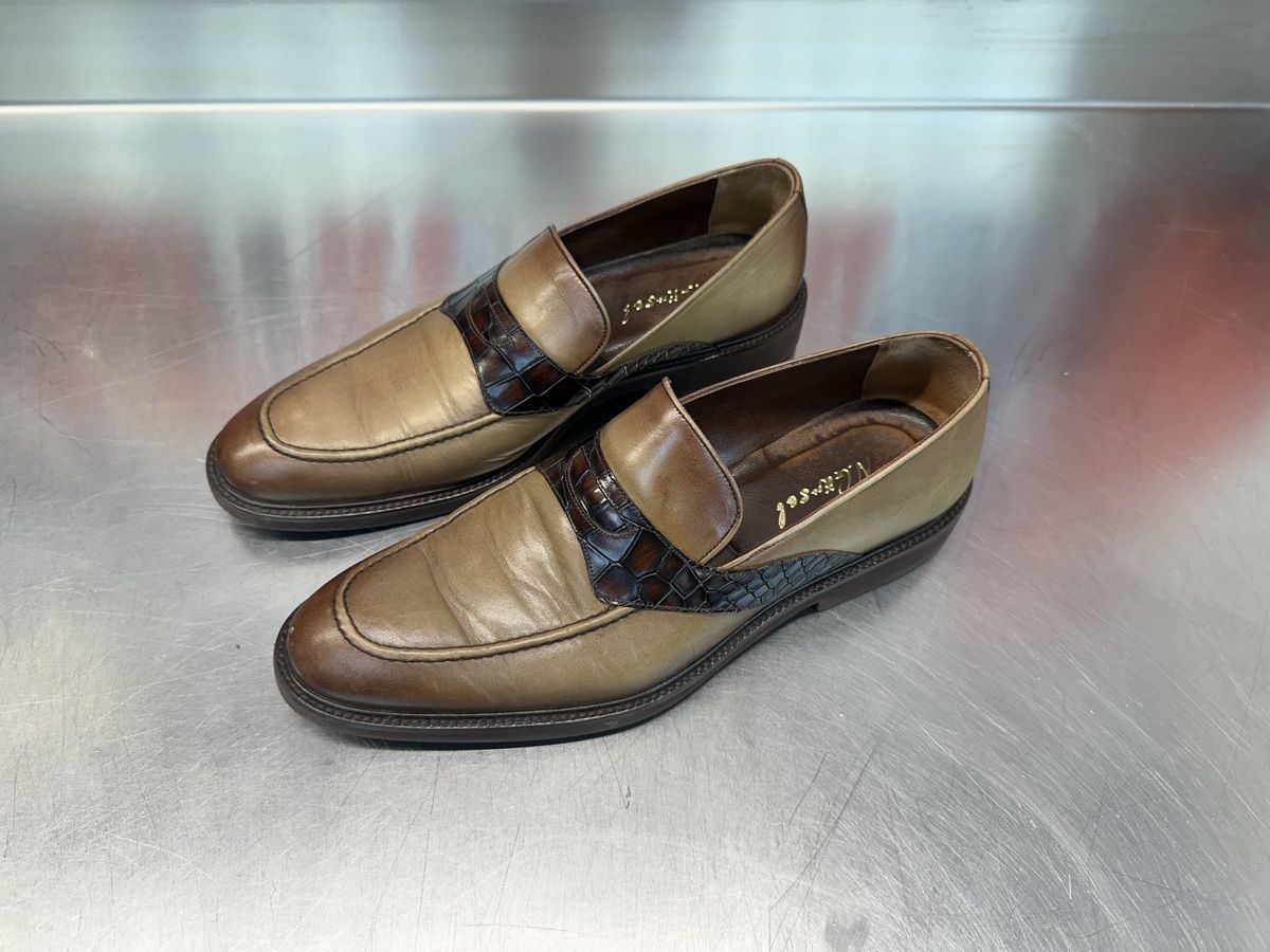 Scarpe da uomo: Edle Leder Schuhe – Usato da Schwende venduto da weesli
