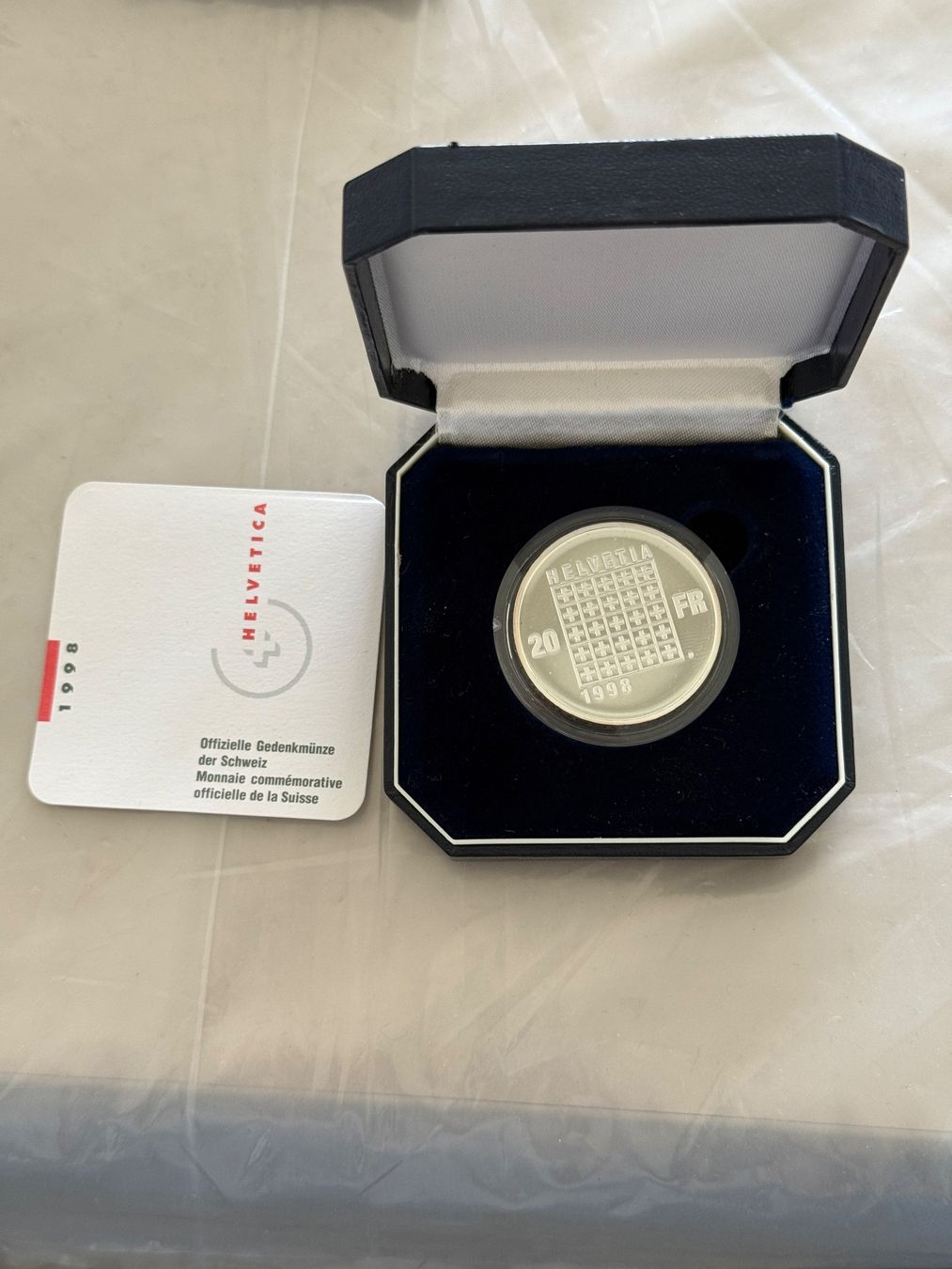 Tutti le monete: Swissmint 20 Franken 1998  PP  mit Box – Nuovo (secondo la descrizione) da Wallisellen venduto da SWISS_SILVER1 1