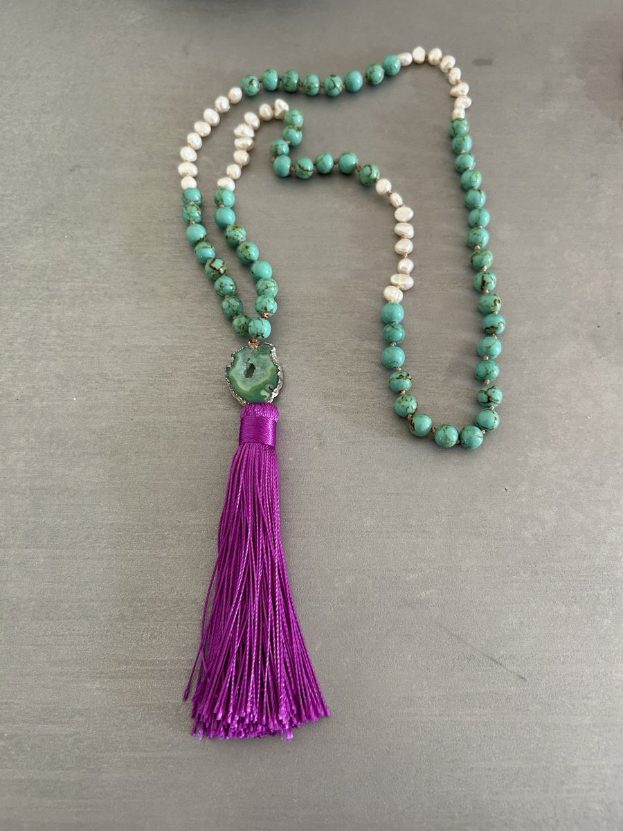 Catenine: Tolle Halbedelstein Kette – Nuovo (secondo la descrizione) da Hofstetten SO venduto da Treasurefinds 1