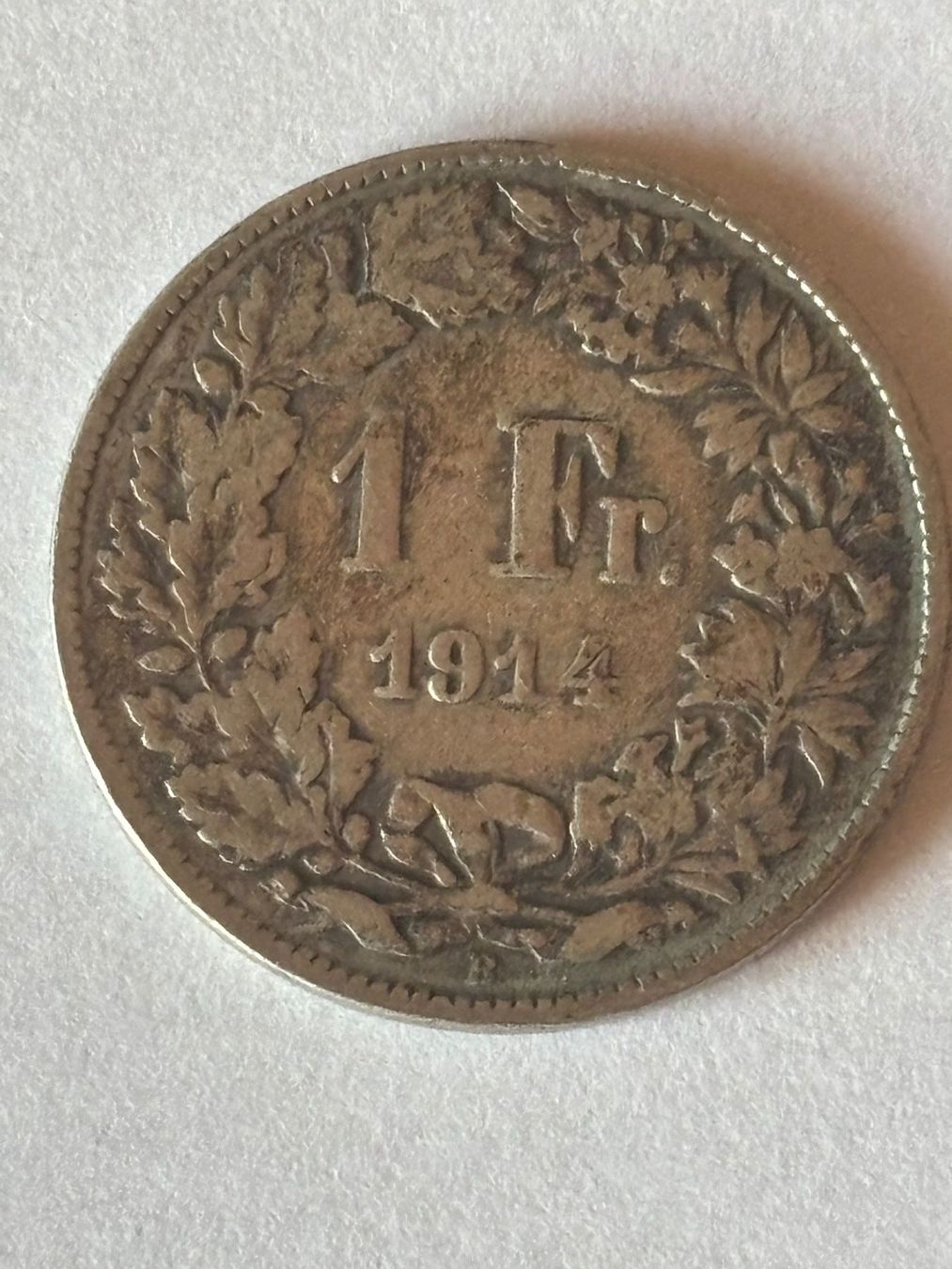 Tutti le monete: 1 Fr. Silbermünze 1914 – Usato da Salvenach venduto da Haeseli59
