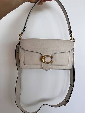 Coach Tabby Shoulder Bag weiss/beige