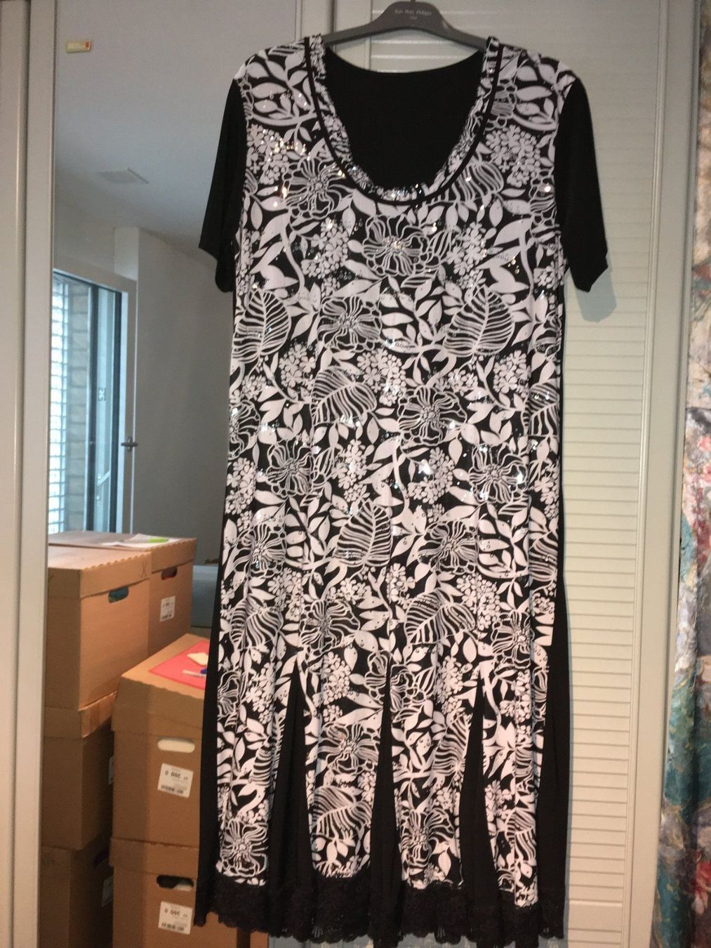 Vestiti: Sommer Kleid Gr. 44 - 46 GLITZER WUNDERSCHÖN!!! – Nuovo (secondo la descrizione) da Bellinzona venduto da LuganoBoutique