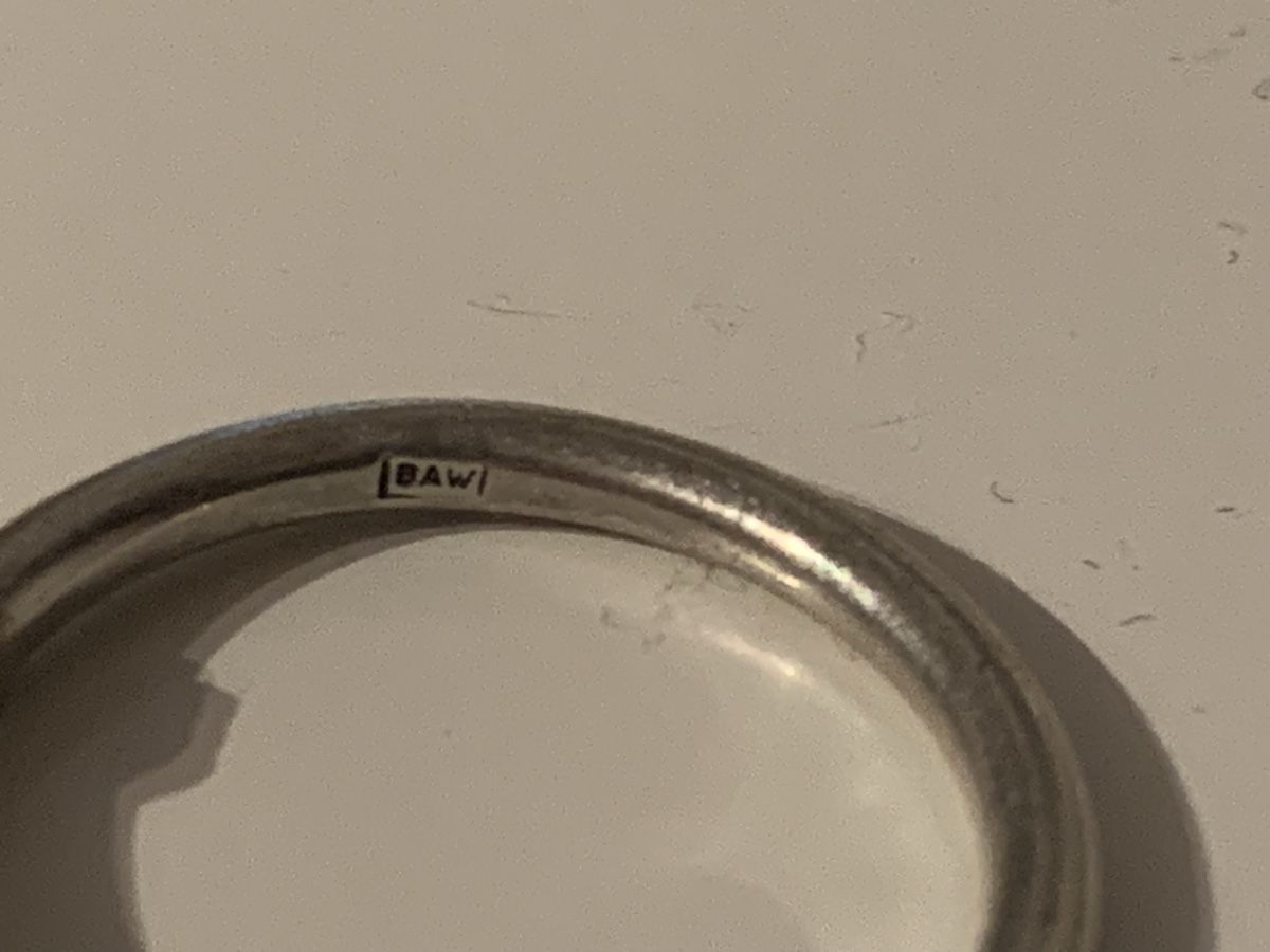 Bagues: Antiker Ring 925 Silber mit rotem Stein – D'occasion à Nunningen par mochflo 3