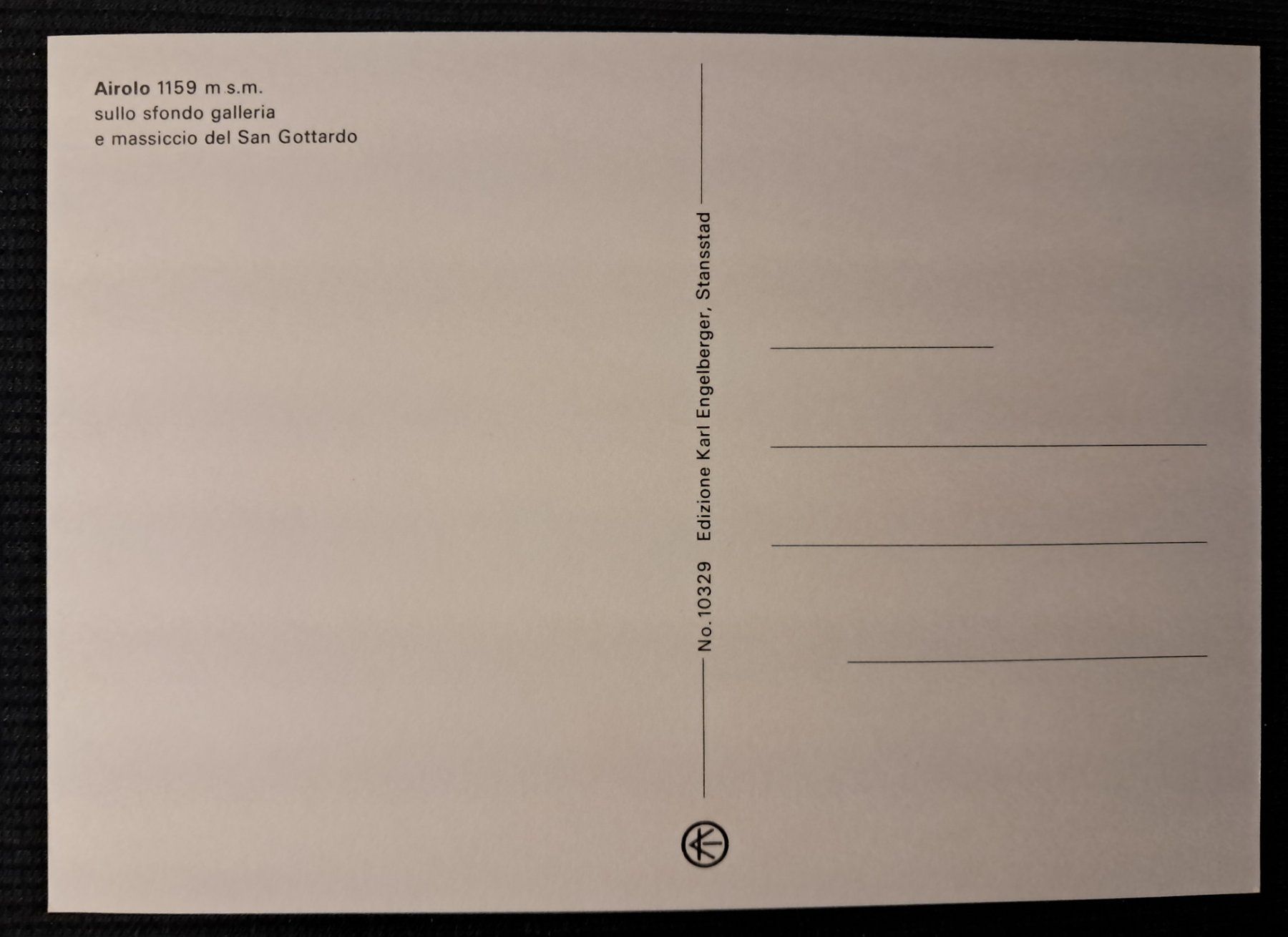 Cartes postales: AIROLO – D'occasion à Ponto Valentino par giorgia06 1