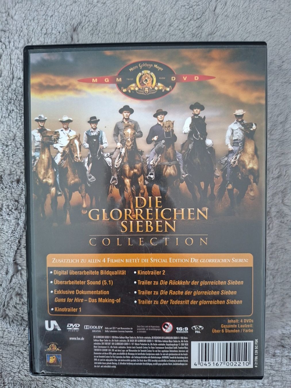 Tutti i DVDs: DIE GLORREICHEN SIEBEN  1 - 4 – Usato da Aesch BL venduto da Burschi59 1