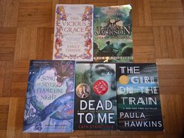 5 English books, 3x fantasy