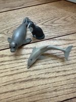 3er Set Schleichtiere (Robbe, Katze, Delfin)