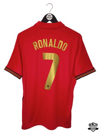 RONALDO #7 Original Portugal 2020-21 Home Trikot
