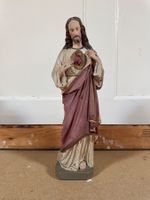 Jesus Figur Sacred Heart figurative sculpture vintage 43cm
