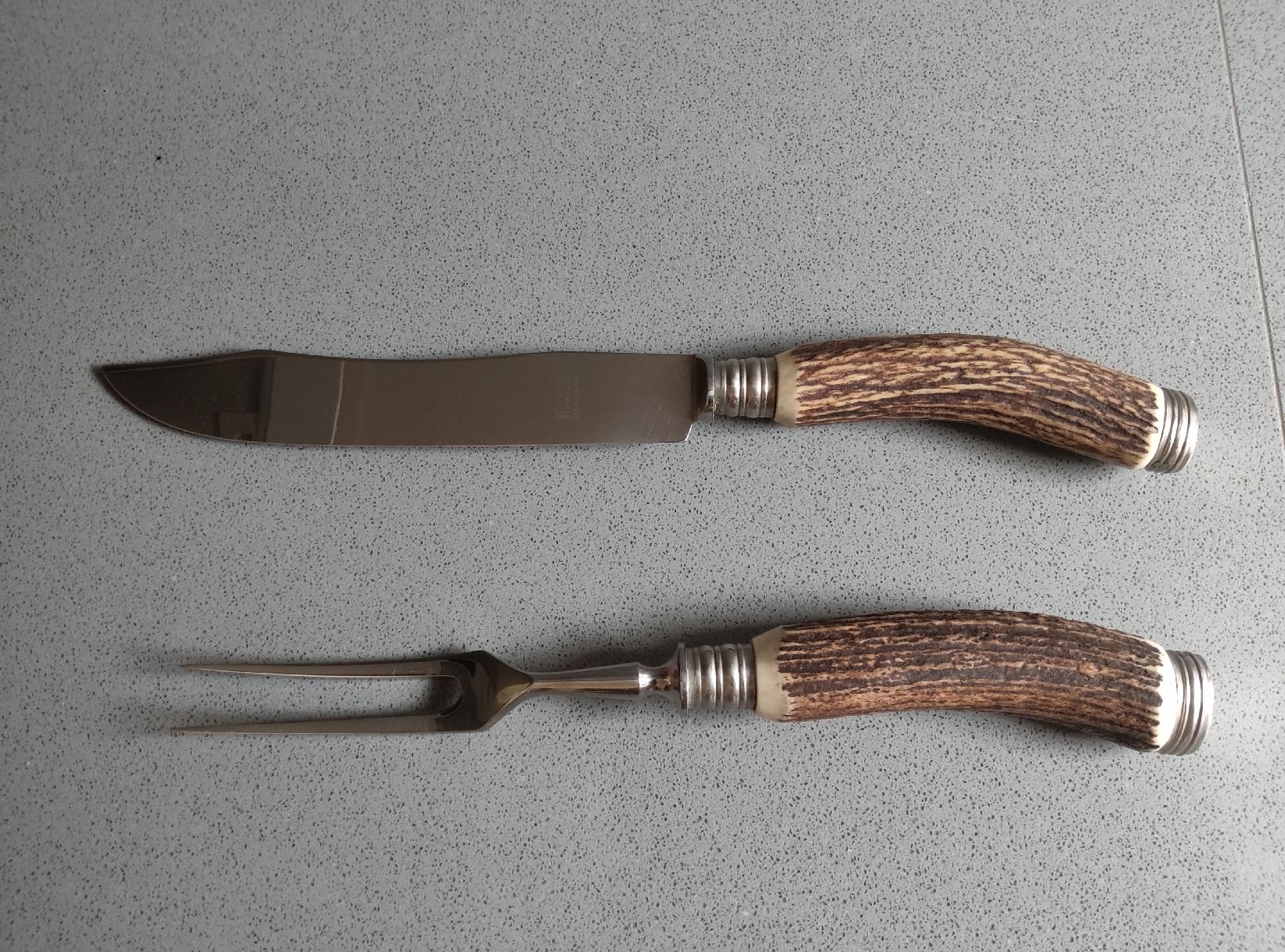 Solingen Bestecksets: TRANCHIER - Besteck / Hirschhorn - Griffen – Neu (gemäss Beschreibung) aus Minusio von Todesca 3