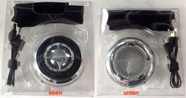 Lingo ACC-0012-BK Drumdisc portabler Lautsprecher 3W schwarz