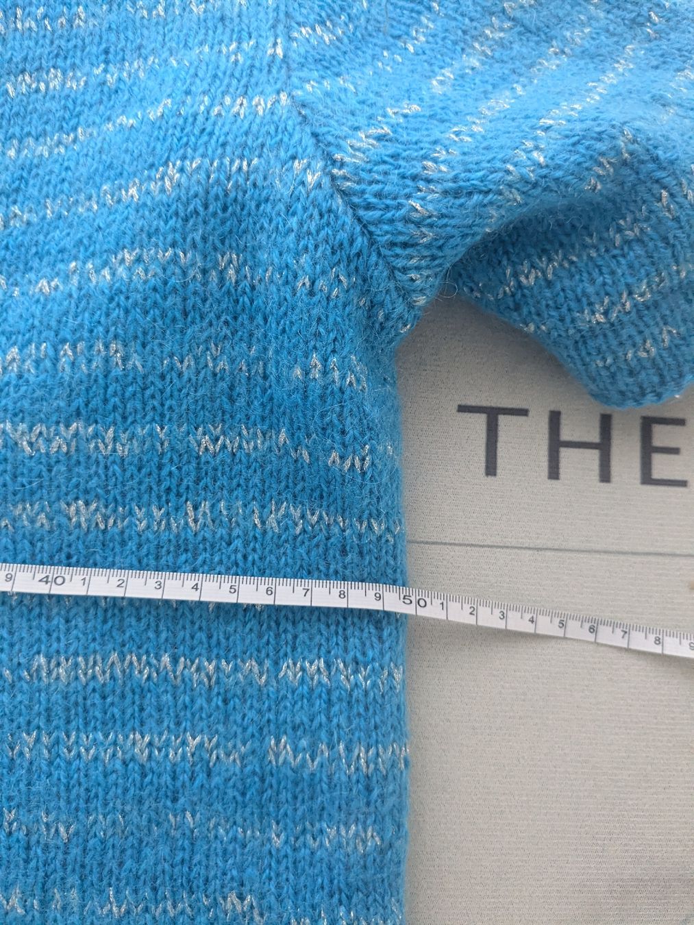 Pullover & Sweatshirts: Damen Strickpullover kurzarm blau gestreift Grösse M – Gebraucht aus Rorschach von olg_5qq2 3