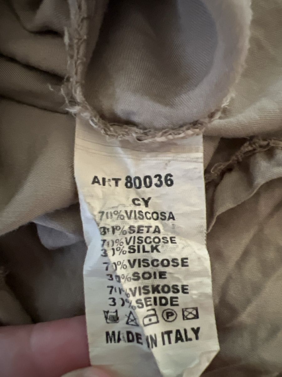 Vestiti: Goldfarbenes Strandkleid Kleid mit Seide neu – Nuovo (secondo la descrizione) da Uebeschi venduto da 1Anna1 2