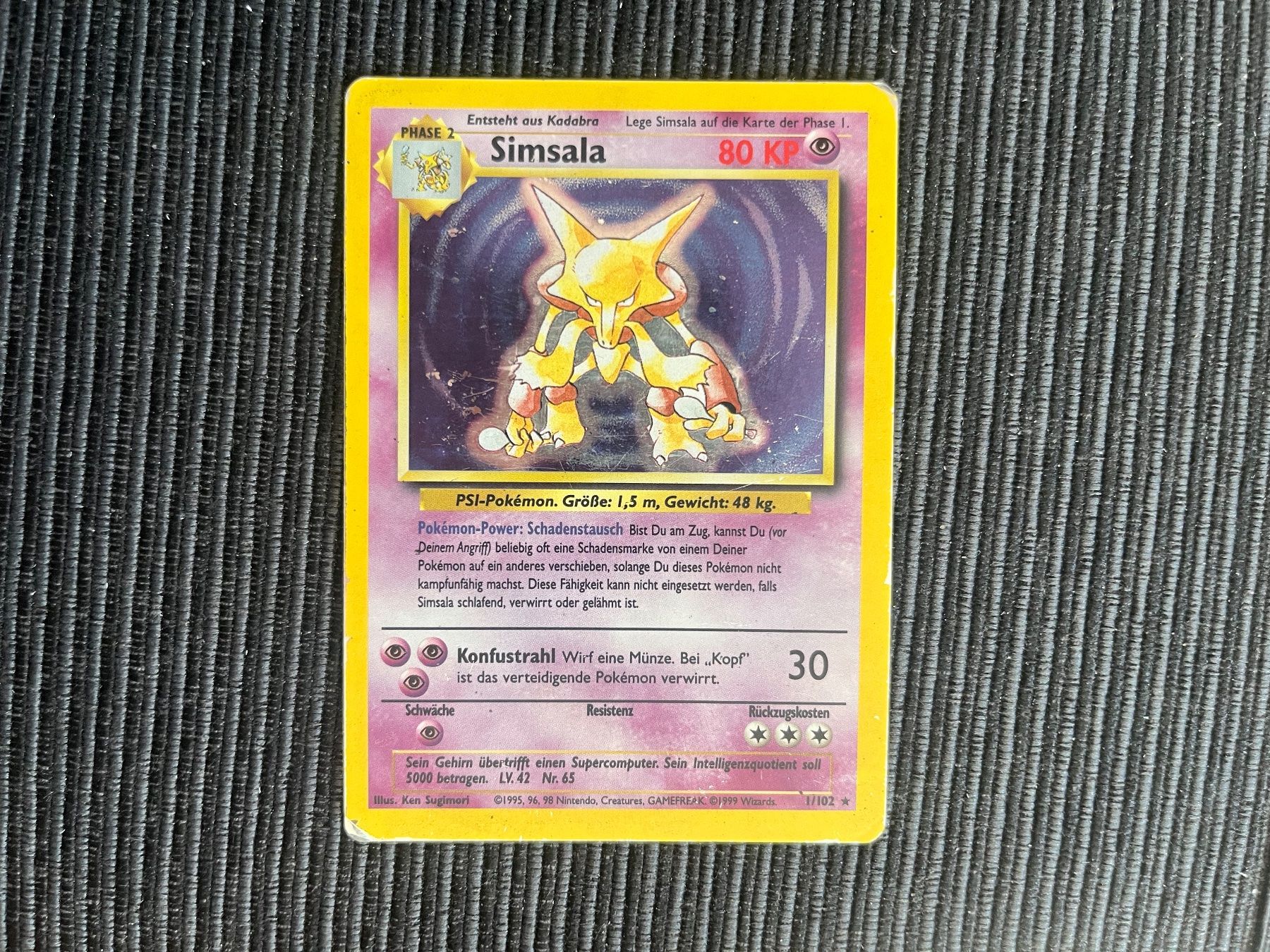 Pokémon Carte collezionabili: Pokemon Simsala Holo Base Set – Usato da Wabern venduto da Collectfun