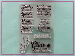 Positive Texte - Silikonstempel