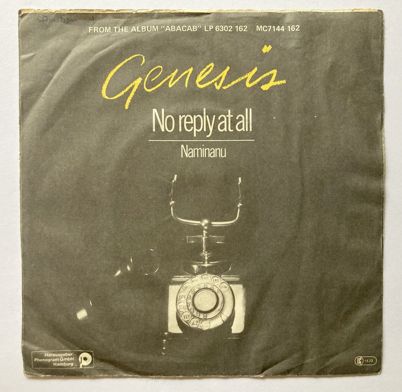 Dischi in vinile: GENESIS - NO REPLY AT ALL – Usato da Bottens venduto da hotter-than-hell 1
