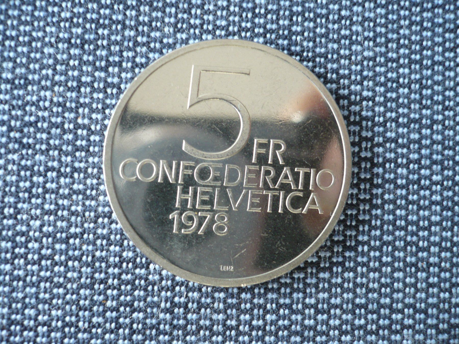 Tutti le monete: 5 Franken 1978 Henry Dunant – Usato da Winterthur venduto da kormorans