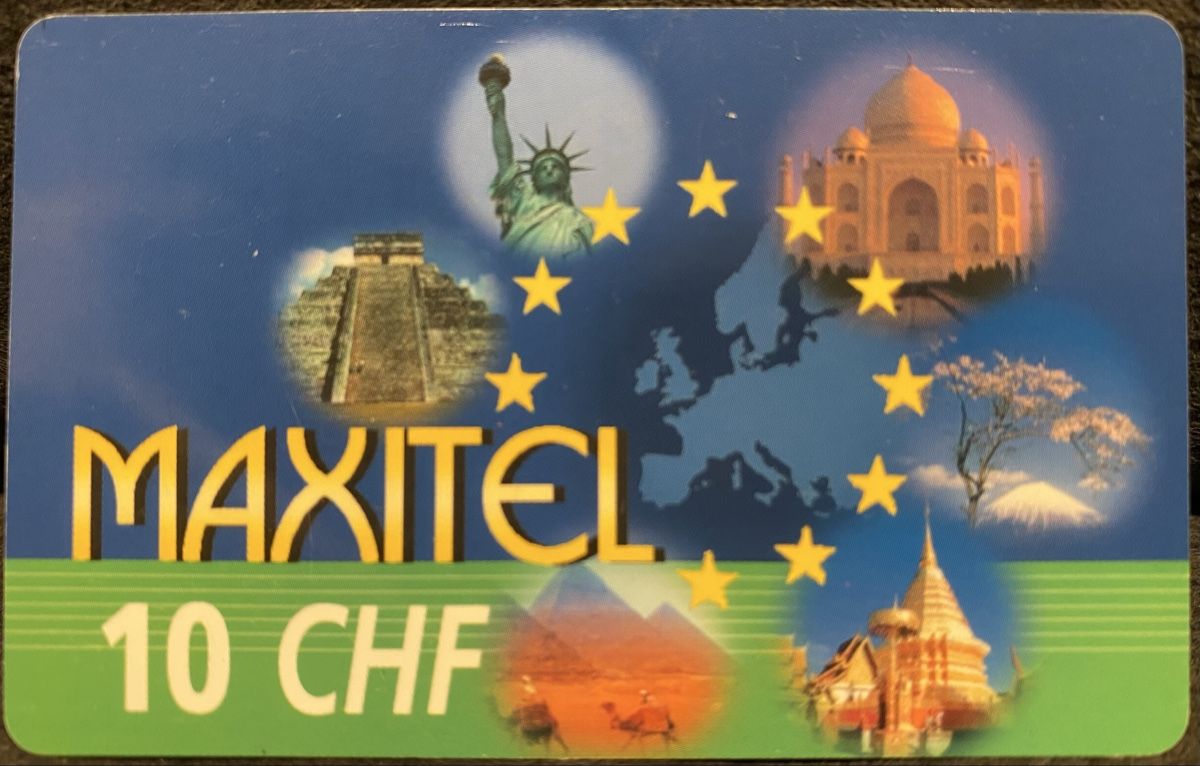 Telefon- & Taxkarten: Carte dos 1 – Gebraucht aus Lausanne von babacard10