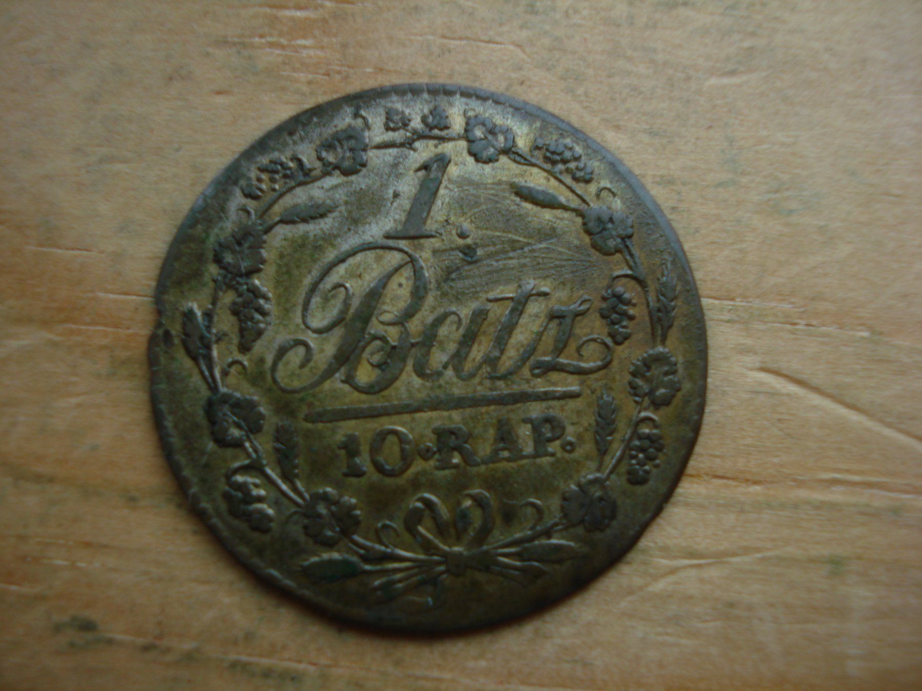 Alle Münzen: (S) Waadt 1 Batz 1815 – Gebraucht aus Erlach von Net-Coins 1