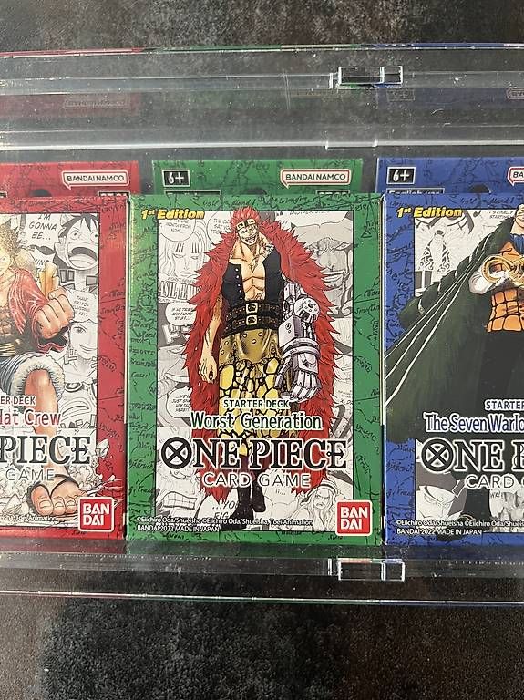Bandai Sammelbilder & Trading cards: One Piece: Super PreRelease Deck ST01-ST04 – Neu und originalverpackt aus Dättwil AG von TCG.and.More 2