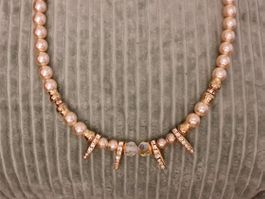 Perlen Kette faux