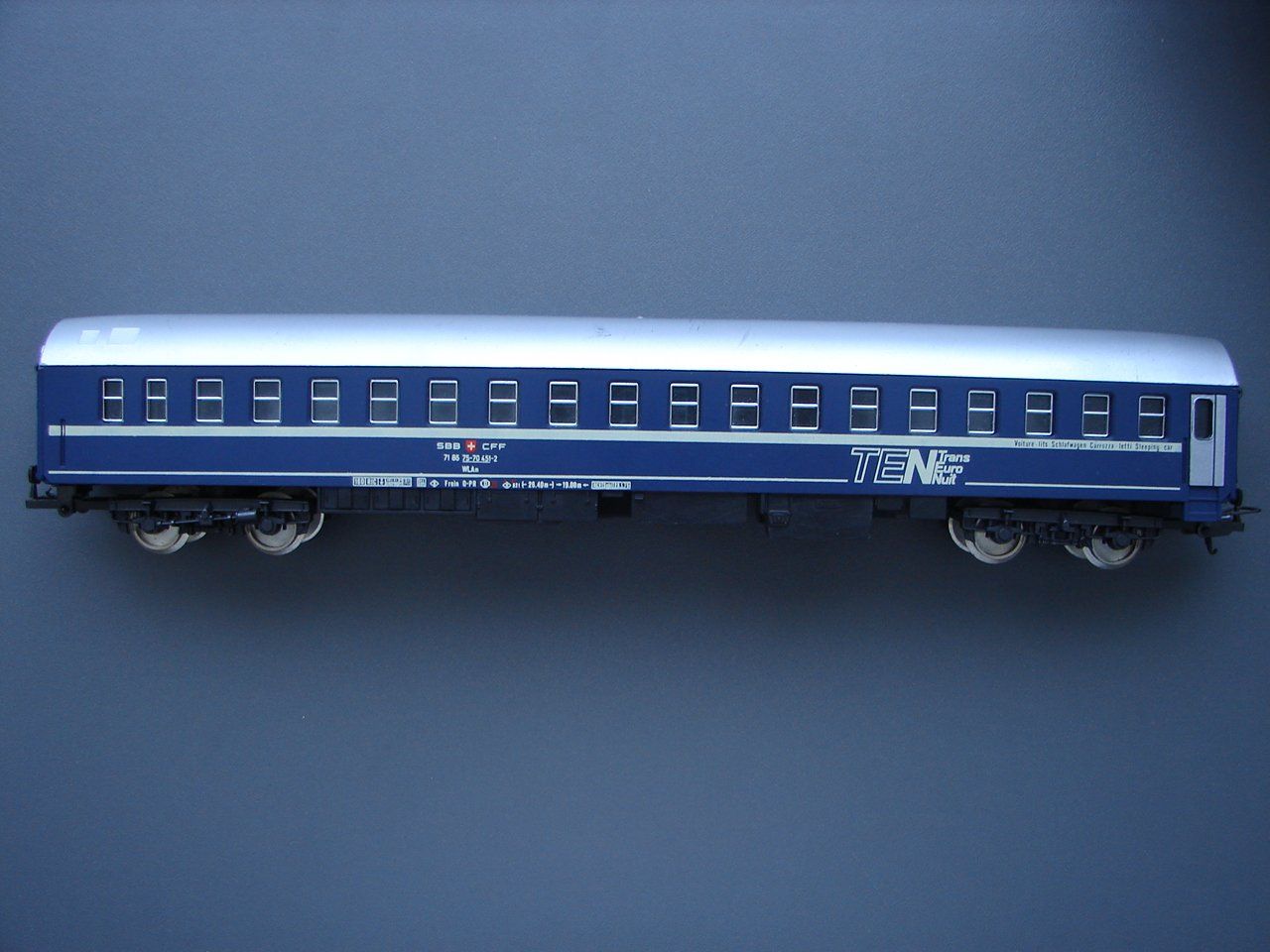 Lima Modellini di ferrovie: Lima TEN Schlafwagen H0 309237 – Usato da Murten venduto da Dani_4-19 2
