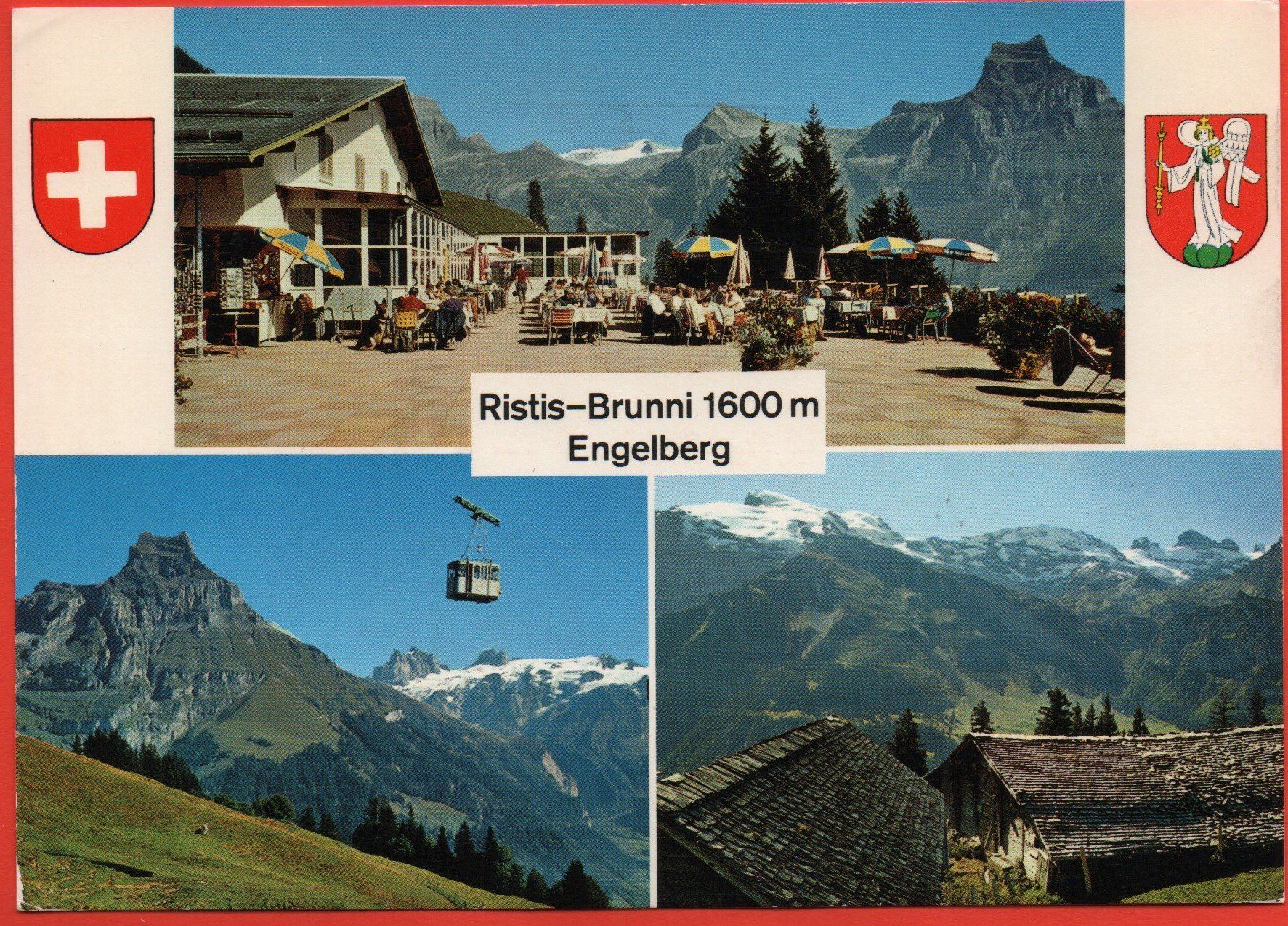 Cartes postales: ENGELBERG Luftseilbahn - Restaurant Ristis-Brunni – D'occasion à Jona par philajona