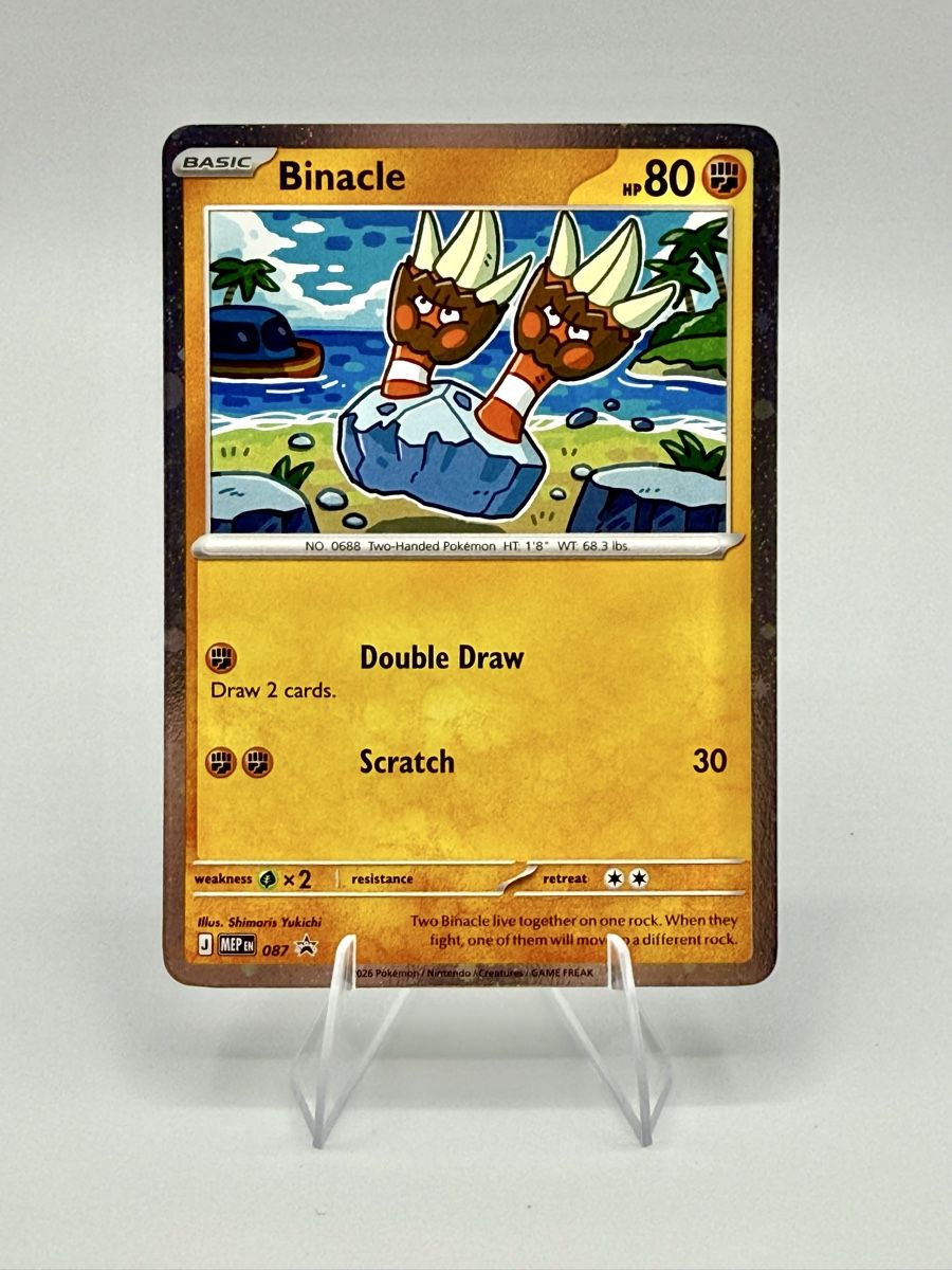 Pokémon Carte collezionabili: Pokémon Bithora Binacle MEP EN 087/088 Holo – Usato da Steffisburg venduto da SwissPokeTrade