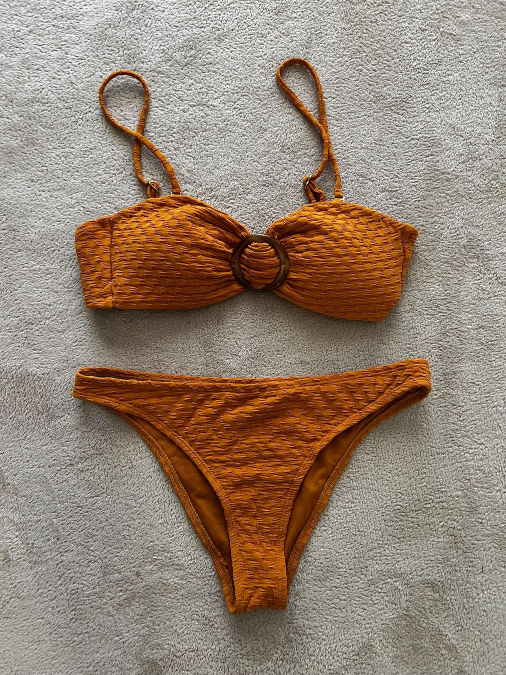 Costumi da bagno & Bikini: Bikini orange Struktur Ring Grösse S neuwertig – Nuovo (secondo la descrizione) da Wittenbach venduto da DGB_xoxo