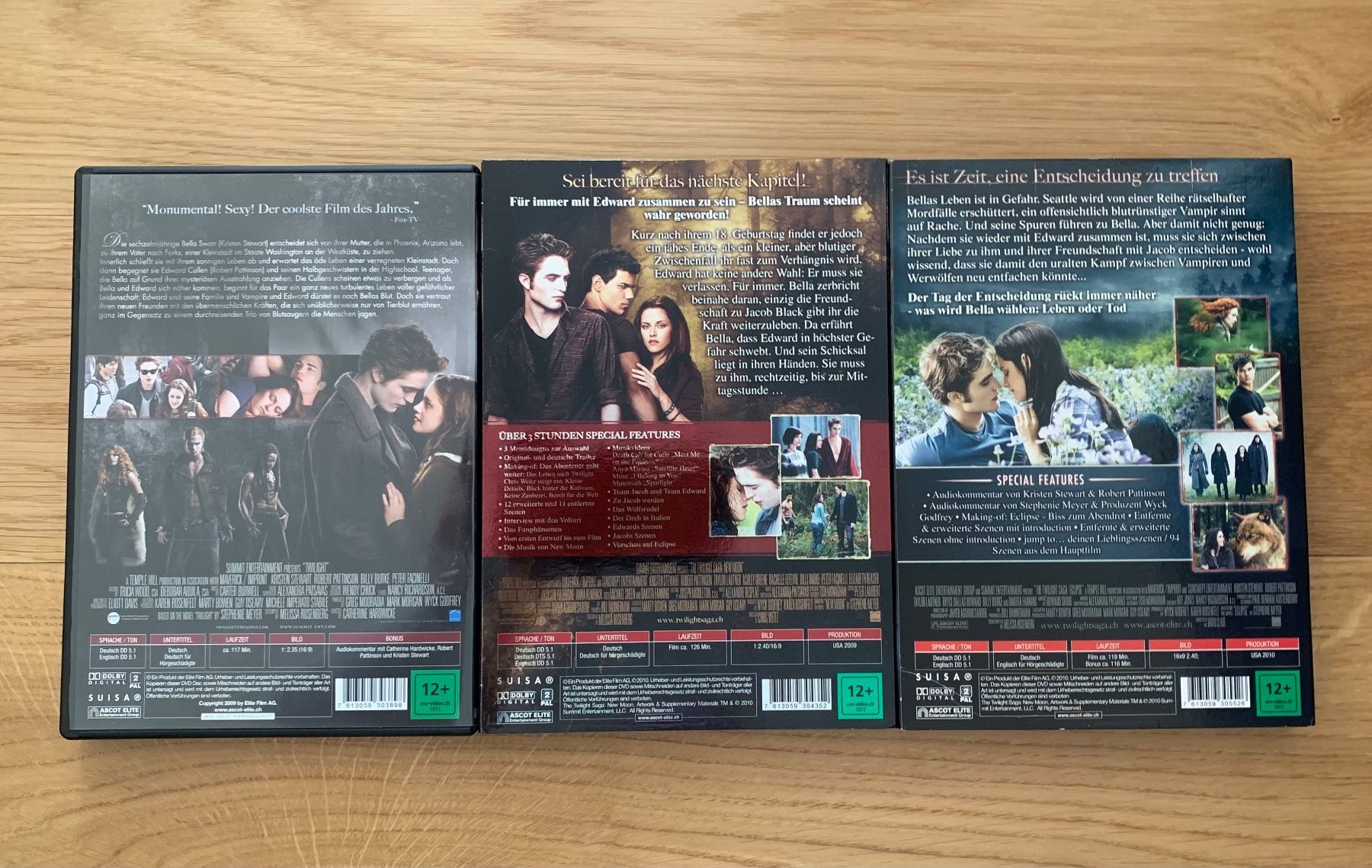 Tutti i DVDs: DVD Set Twilight – Usato da Zug venduto da celinaweiss 1