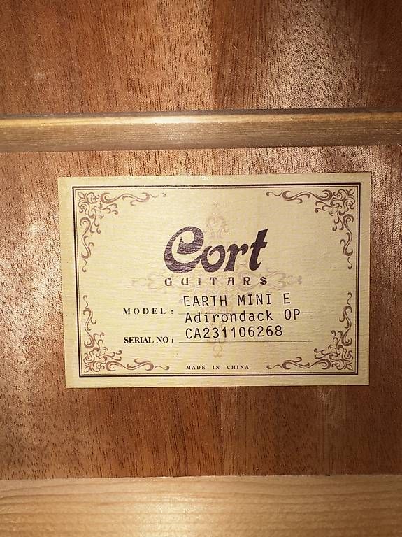 Cort Earth mini électro acoustique de voyage (Neu und originalverpackt ...