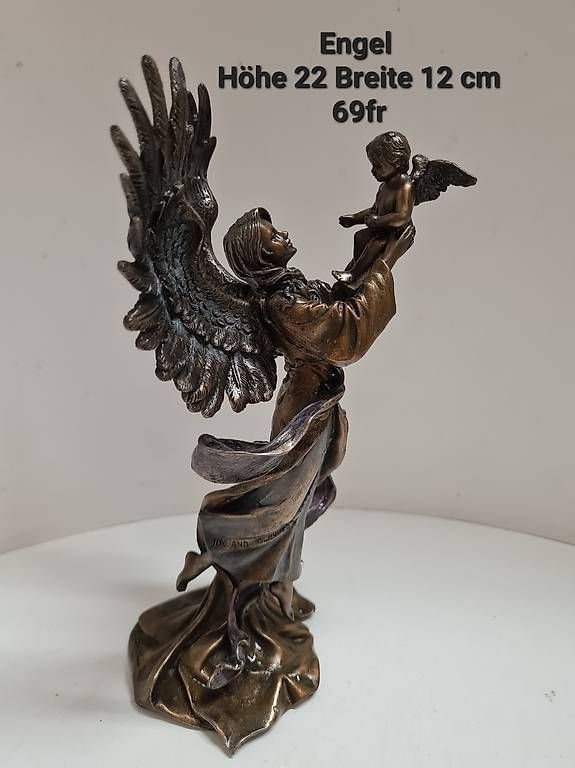 Figuren: Engel mit Kind  – Gebraucht aus Kriens von LotusOase 2