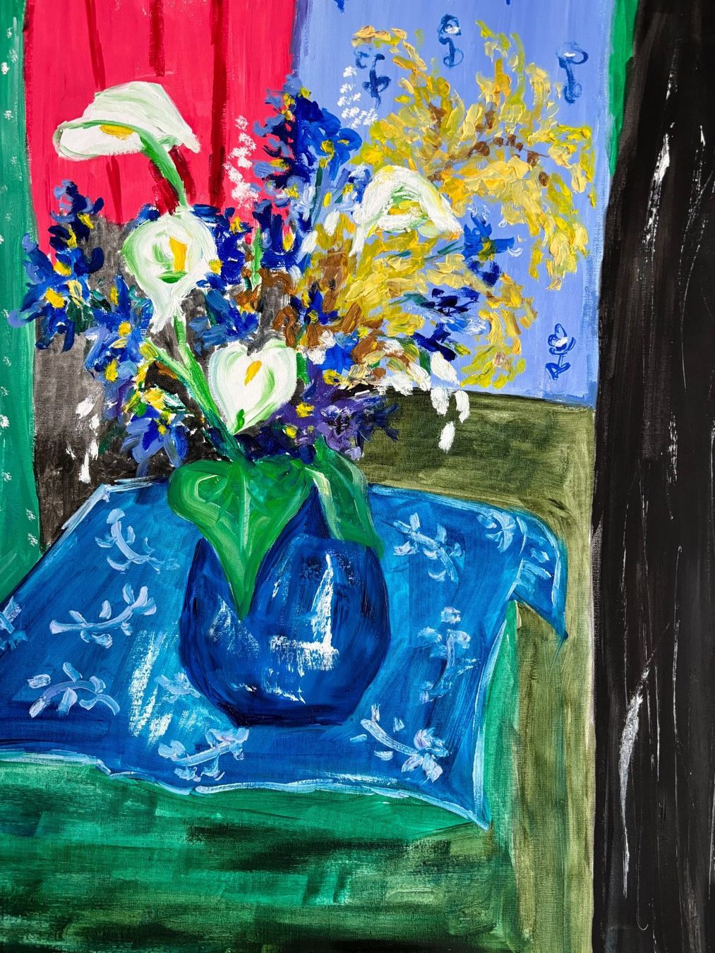 Dipinti: Die Blumen von Matisse - Gemälde – Nuovo (secondo la descrizione) da Cham venduto da Felha 2
