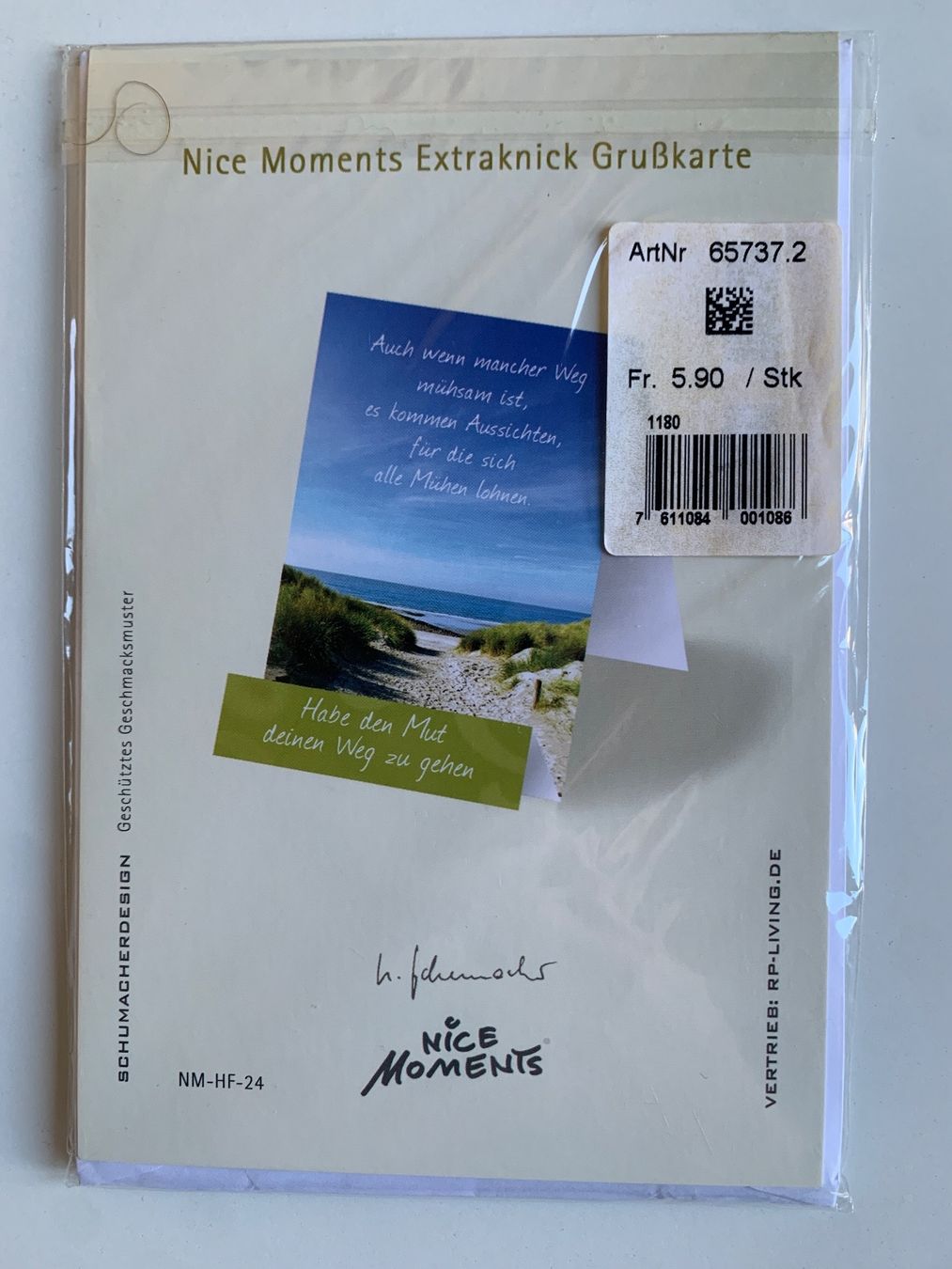 Cartoline: Geschenkkarte Abschied – Nuovo e nell'imballaggio originale da Bern venduto da demalla 1