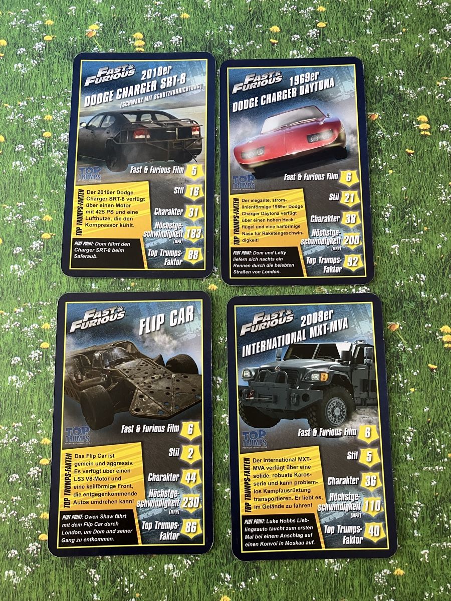 Giochi: TOP TRUPS Fast&Furious Quartett – Usato da Läufelfingen venduto da Rubine 1