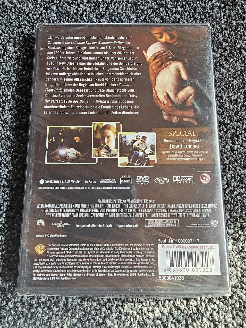 Alle DVDs: DVD: Der seltsame Fall des Benjamin Button Neuverpackt – Neu und originalverpackt aus Ruswil von jan_bxl5 1