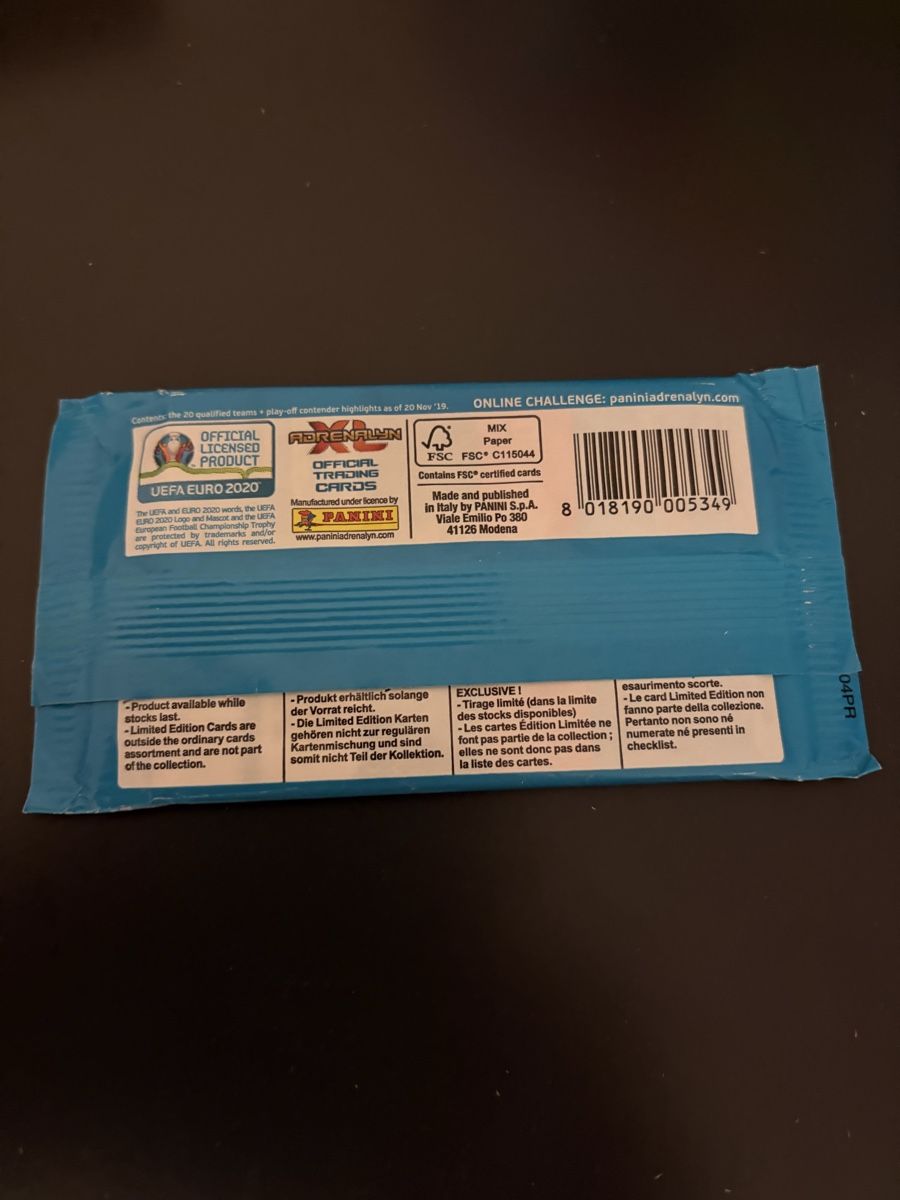 Panini Sammelbilder & Trading cards: Panini Adrenalyn premium euro 2020 – Neu und originalverpackt aus Treyvaux von goali1fcea 1