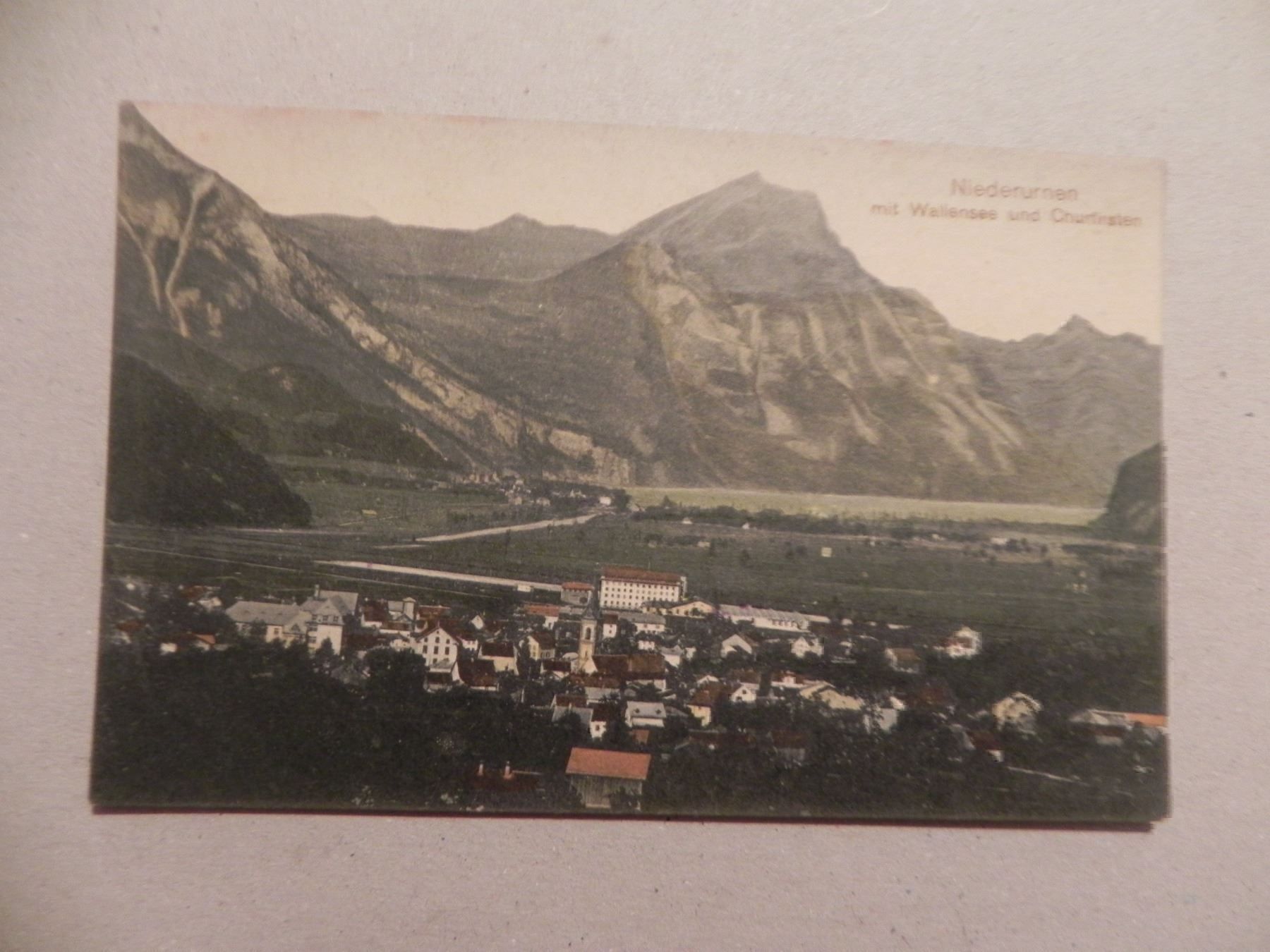 Cartes postales: Ansichtskarte Niederurnen GL Glarus 1920 – D'occasion à Siebnen par krimsie