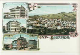 Gruss aus Degersheim, (Litho um 1900 im Format A4, keine AK)