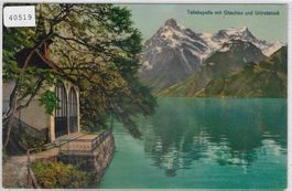 Tellskapelle mit Glitschen und Urirotstock - Litho