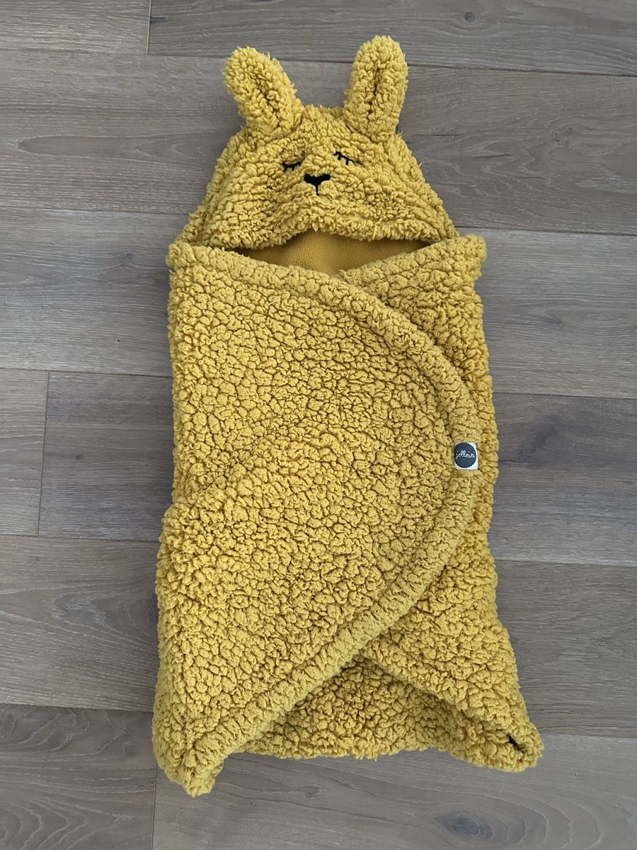 Sacchi a pelo: Jollein Fusssack Teddy Hasenohren, Ocker – Usato da Wald ZH venduto da jan_c2wv 3