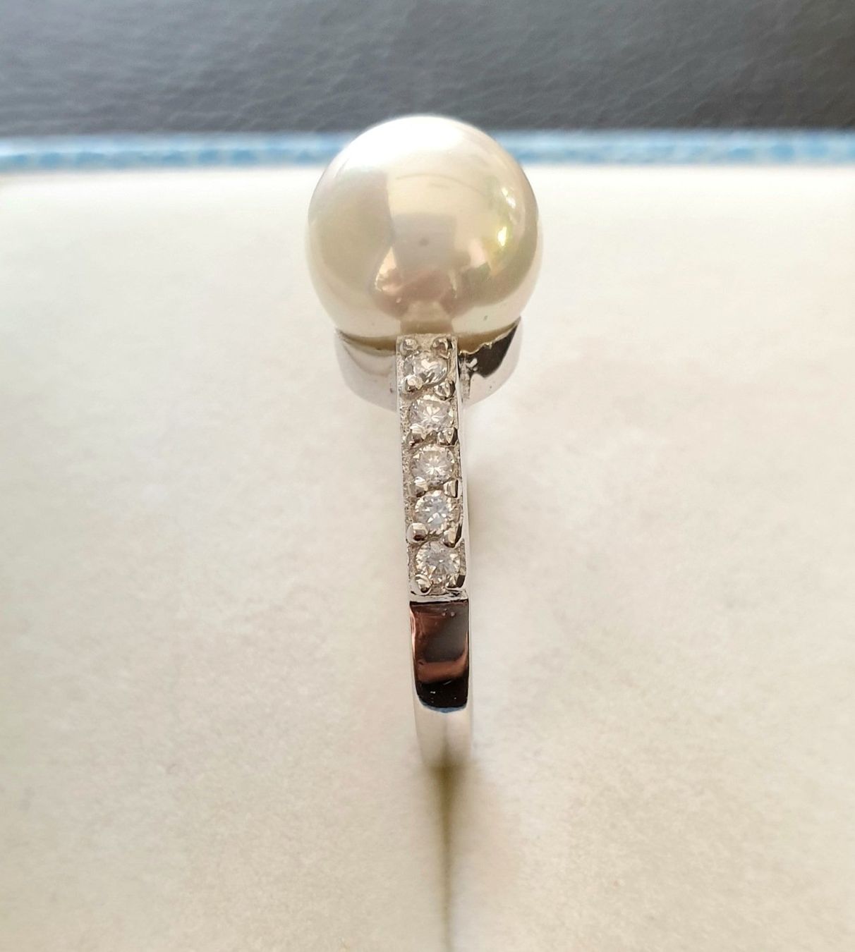 Anelli: Eleganter Silber 925  Perlen-Ring - NEU – Nuovo e nell'imballaggio originale da Uetikon am See venduto da Coralreef 2
