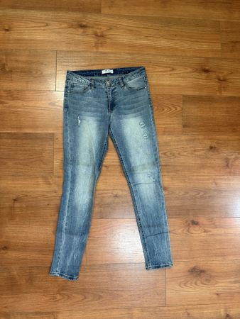 Women’s One Love Skinny Jeans – Size XS – Blue Distressed