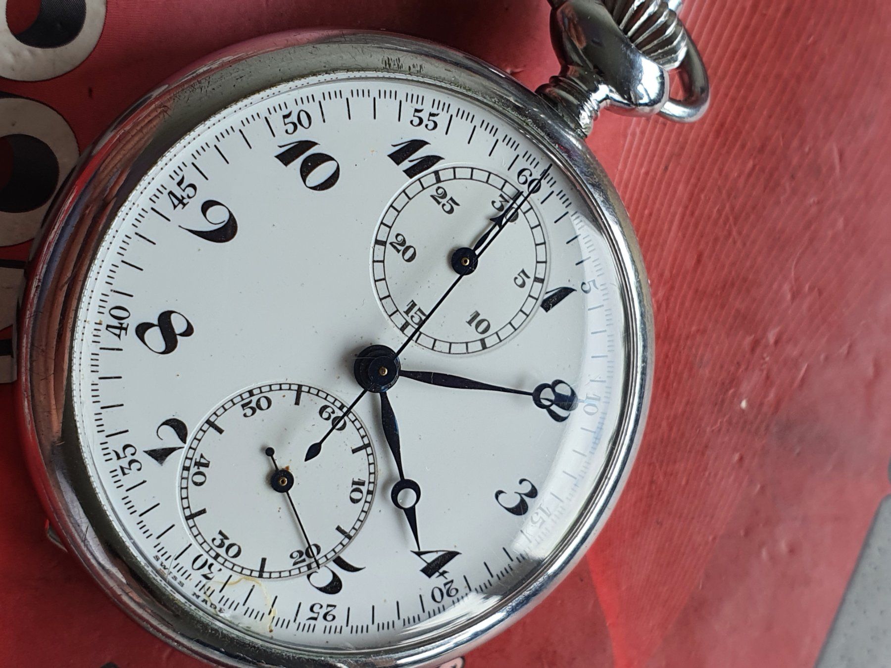 Uhren: 713 Taschenuhr Chronograph – Gebraucht aus Muri AG von Corredor