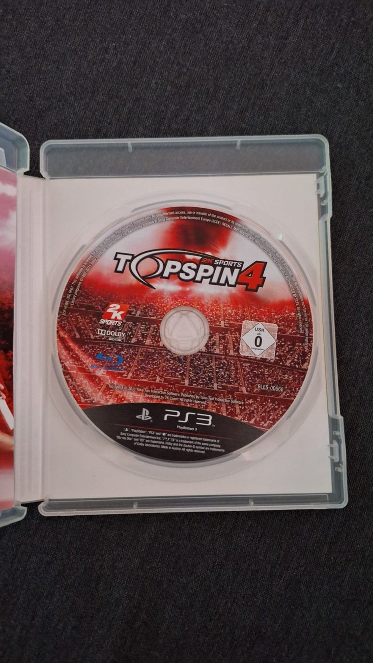 Sony Giochi: Top Spin 4 - PS3 – Usato da Altstätten SG venduto da GGsGameshop 1